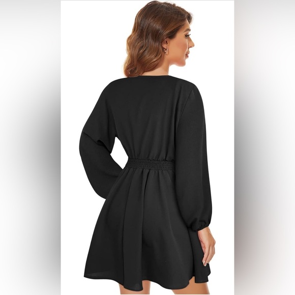 AGQT Women’s Sexy V Neck Self Tie Front Romper Short Jumpsuit Size M - Picture 3 of 6